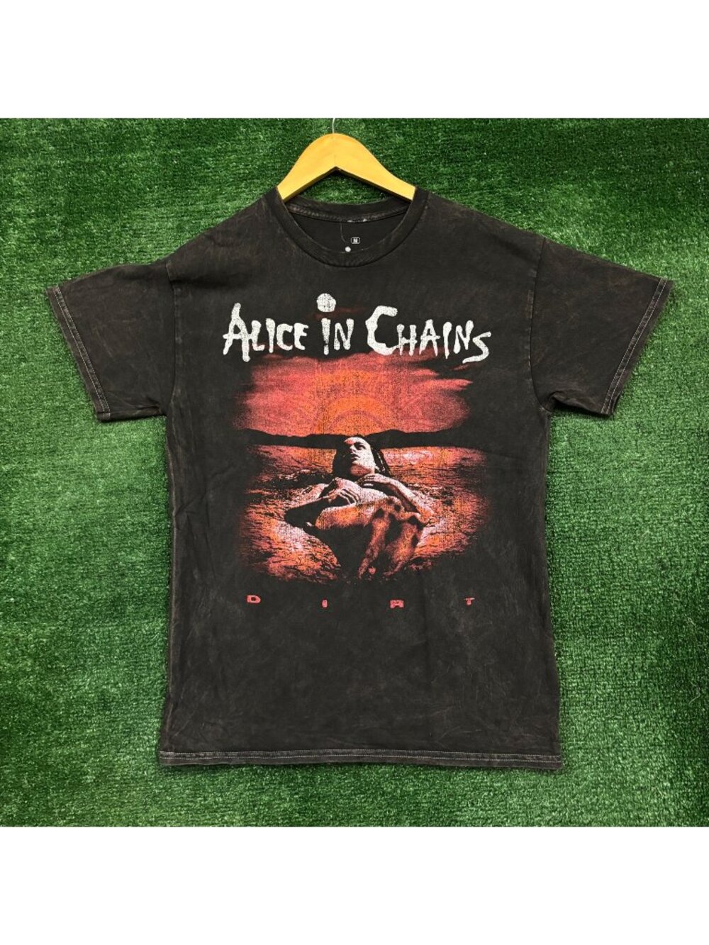 Alice In Chains Dirt Est 1987 Rock Band Mineral Wash T-Shirt Size Medium
